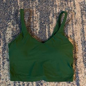 Lululemon Align Cropped Tank Top in Everglade Green